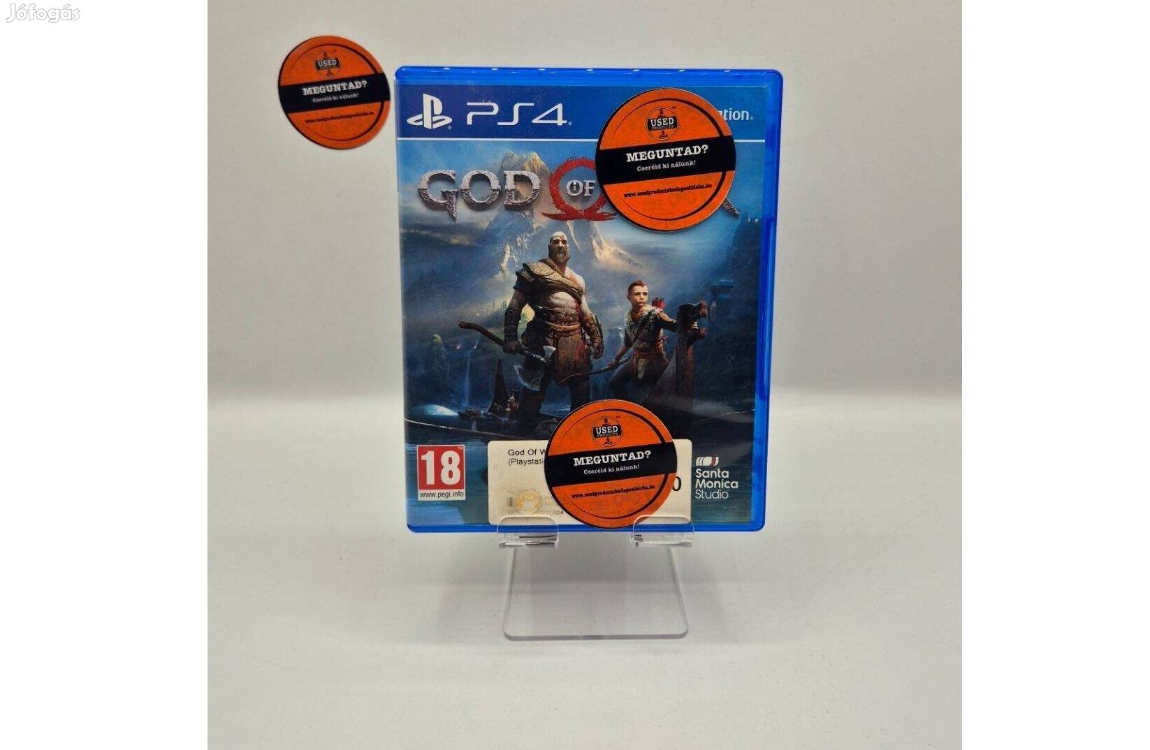 God of War (2018) - PS4 játék, használt