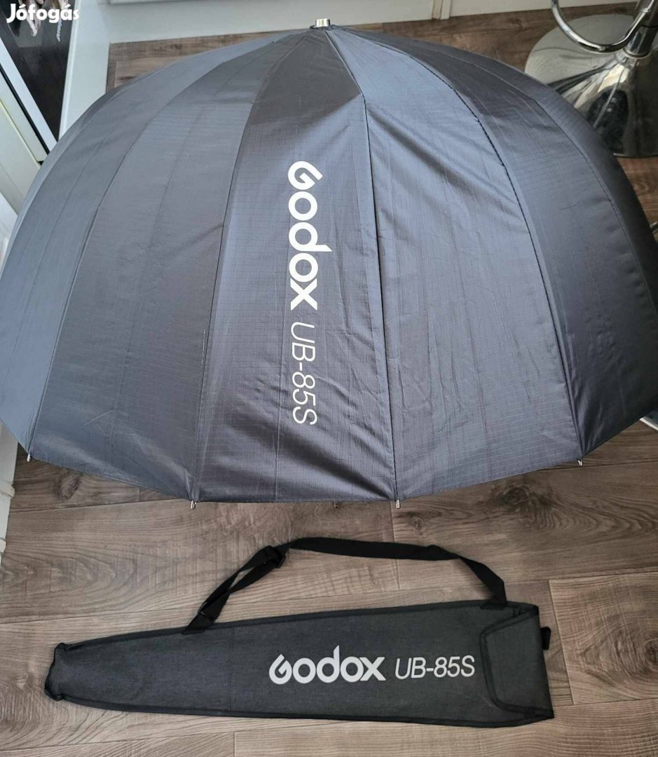 Godox UB-85S fekete-ezüst parabolikus ernyő