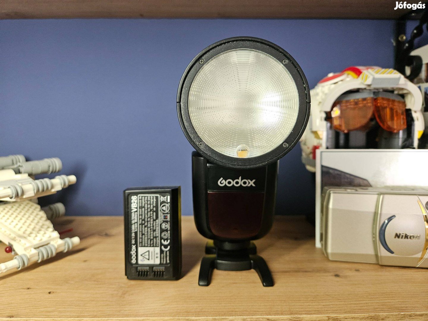 Godox V1 vaku plusz akksival Nikon