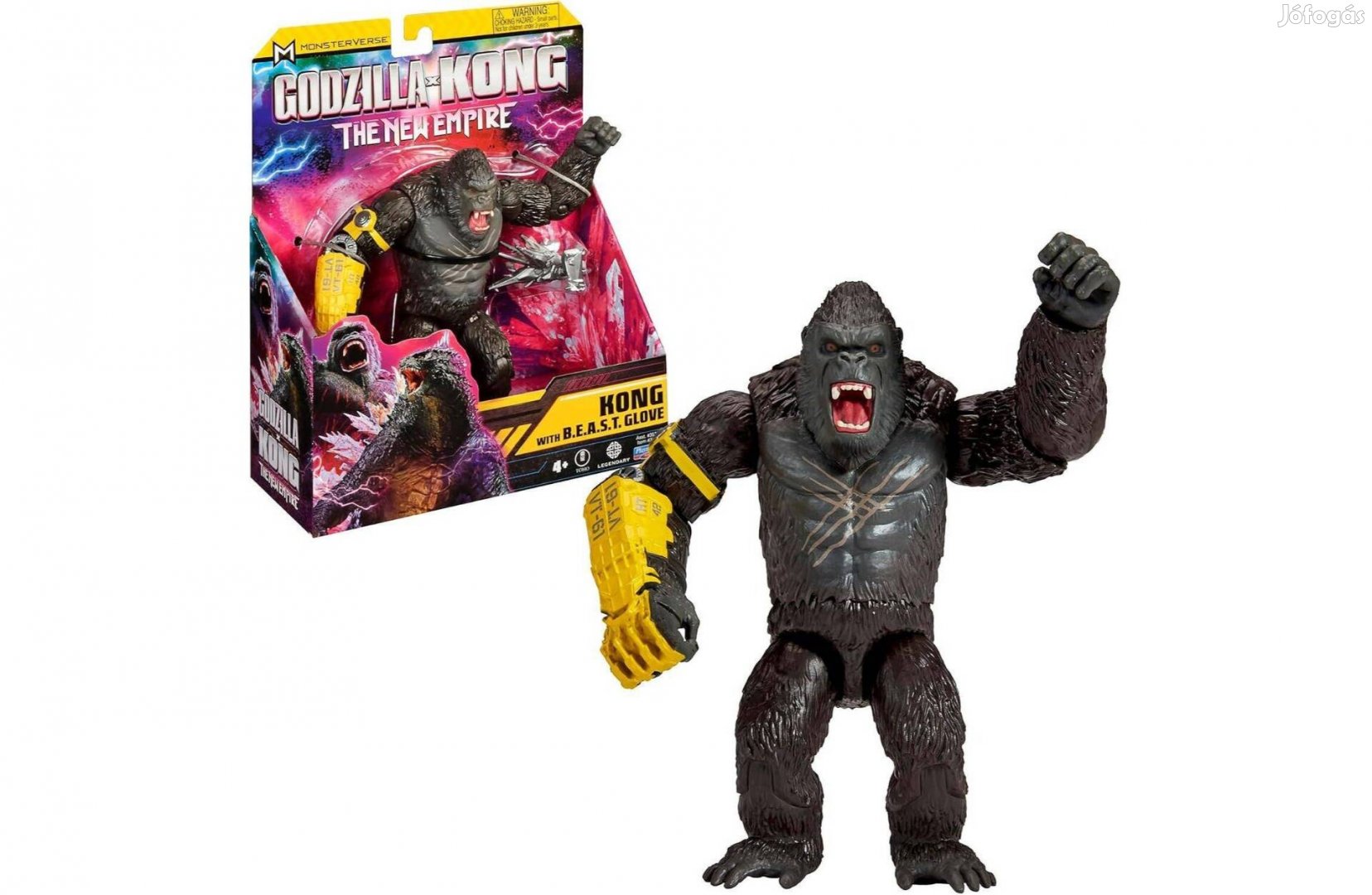 Godzilla X Kong King Kong figura Beast kesztyűvel Monsterverse