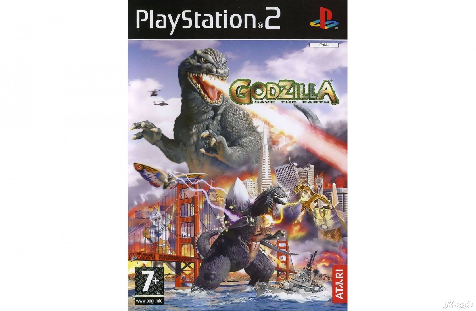 Godzilla - Save the Earth Ps2 lemezes játék PAL