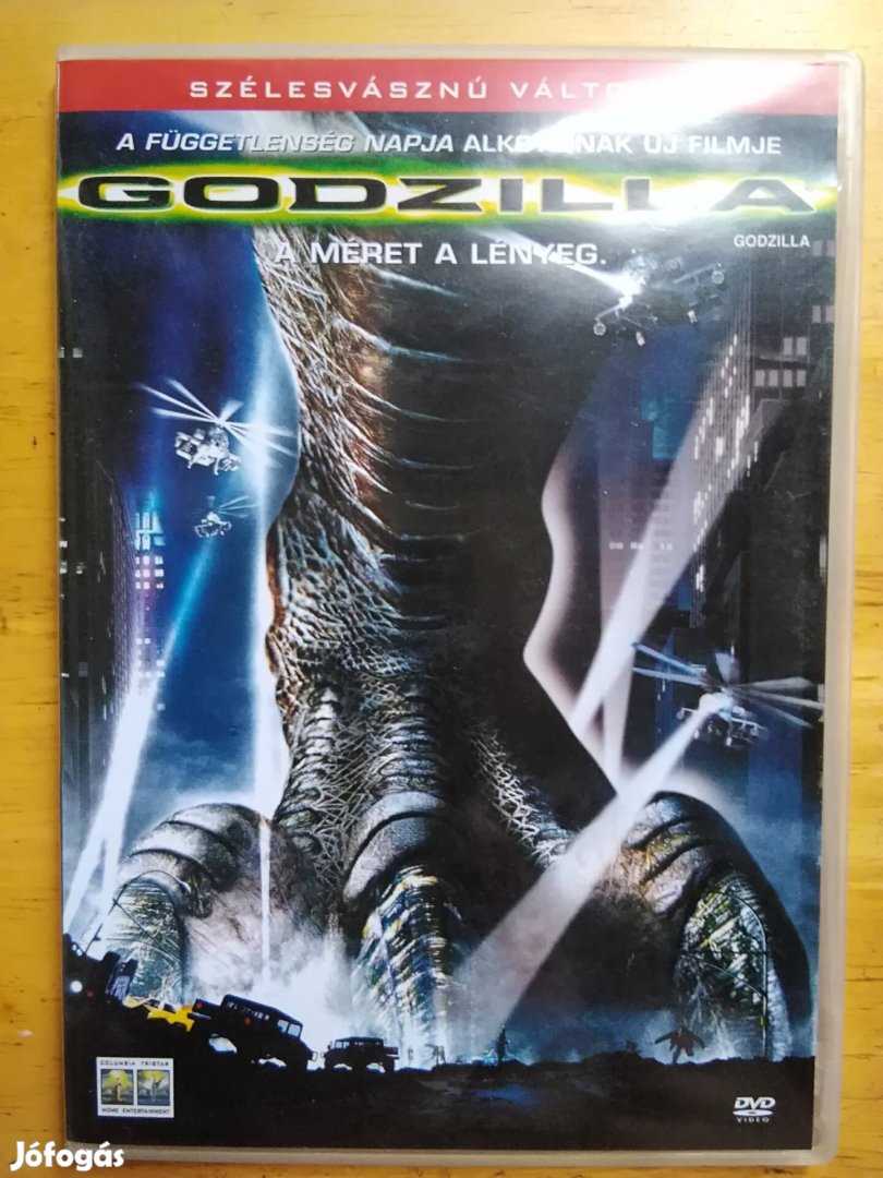 Godzilla újszerű dvd Roland Emmerich 