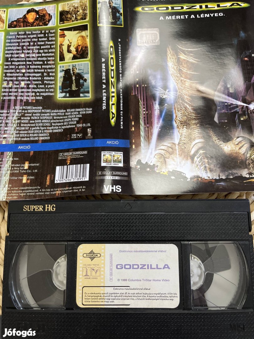 Godzilla vhs