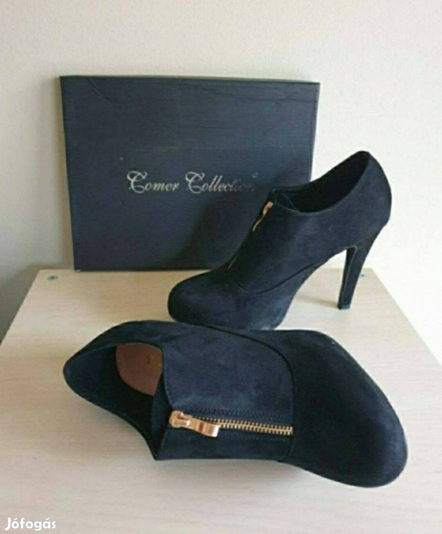 Goer Comex Collection fekete alkalmi magas sarkú női cipő 39-es méret