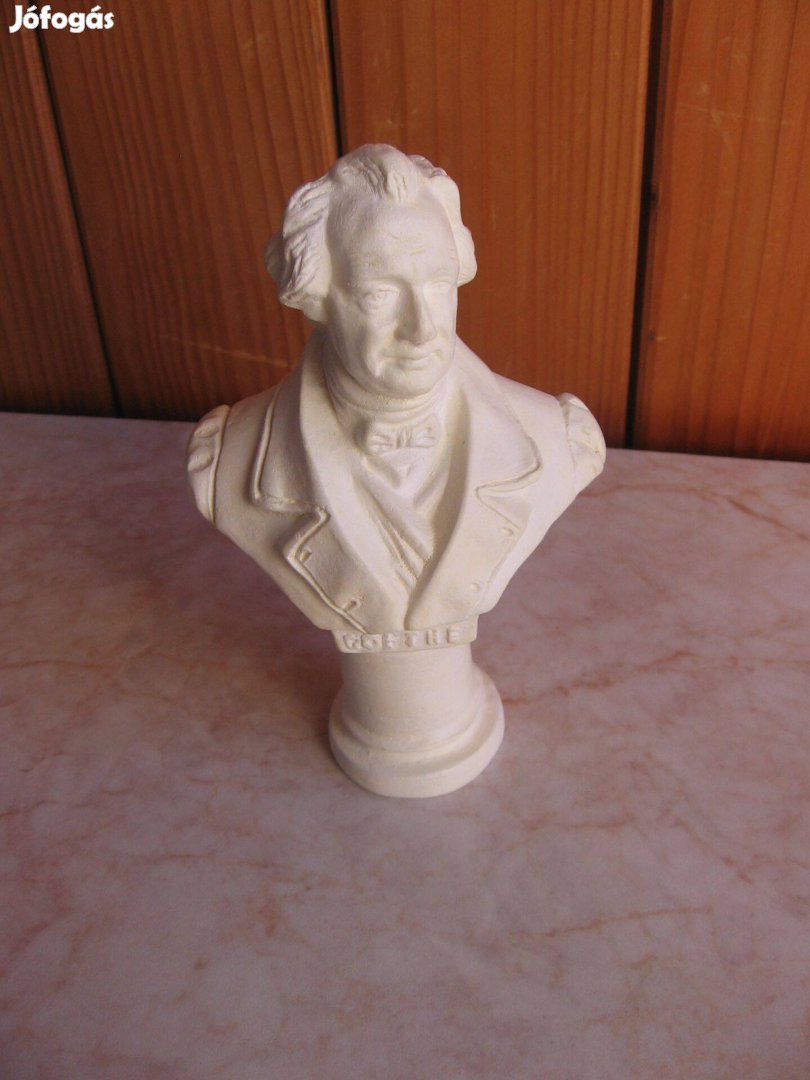 Goethe gipsz mellszobor, büszt