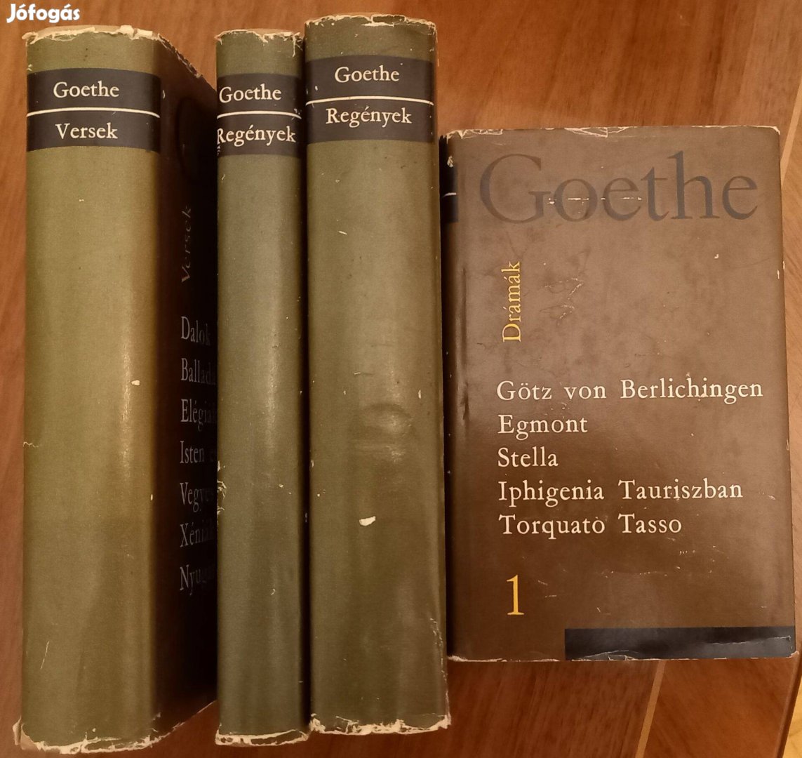 Goethe válogatott művei: Drámák, versek, regények