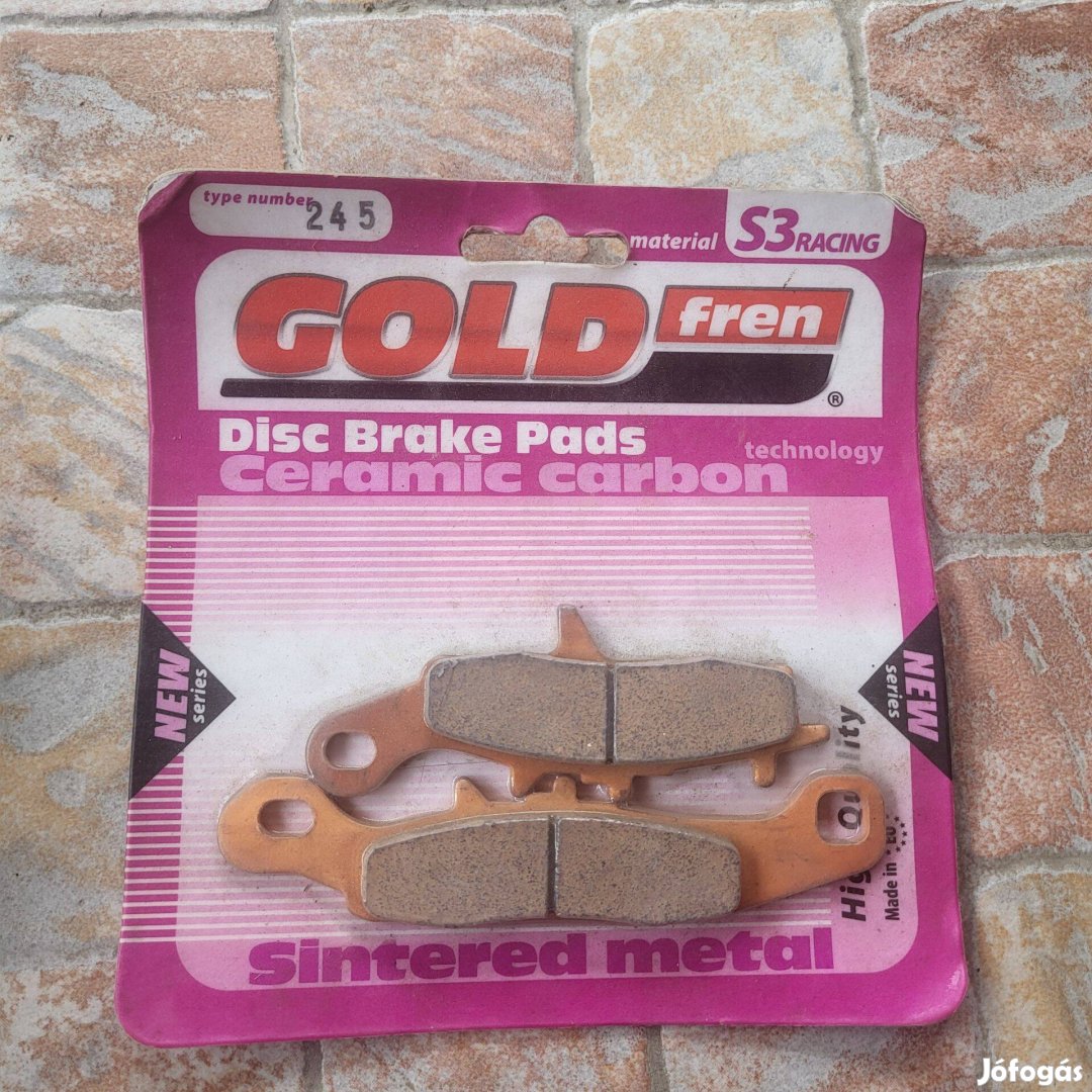 Gold Fren 245 S3 motorkerékpár fékbetét