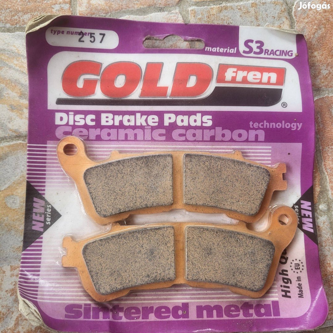 Gold Fren 257 S3 motorkerékpár fékbetét