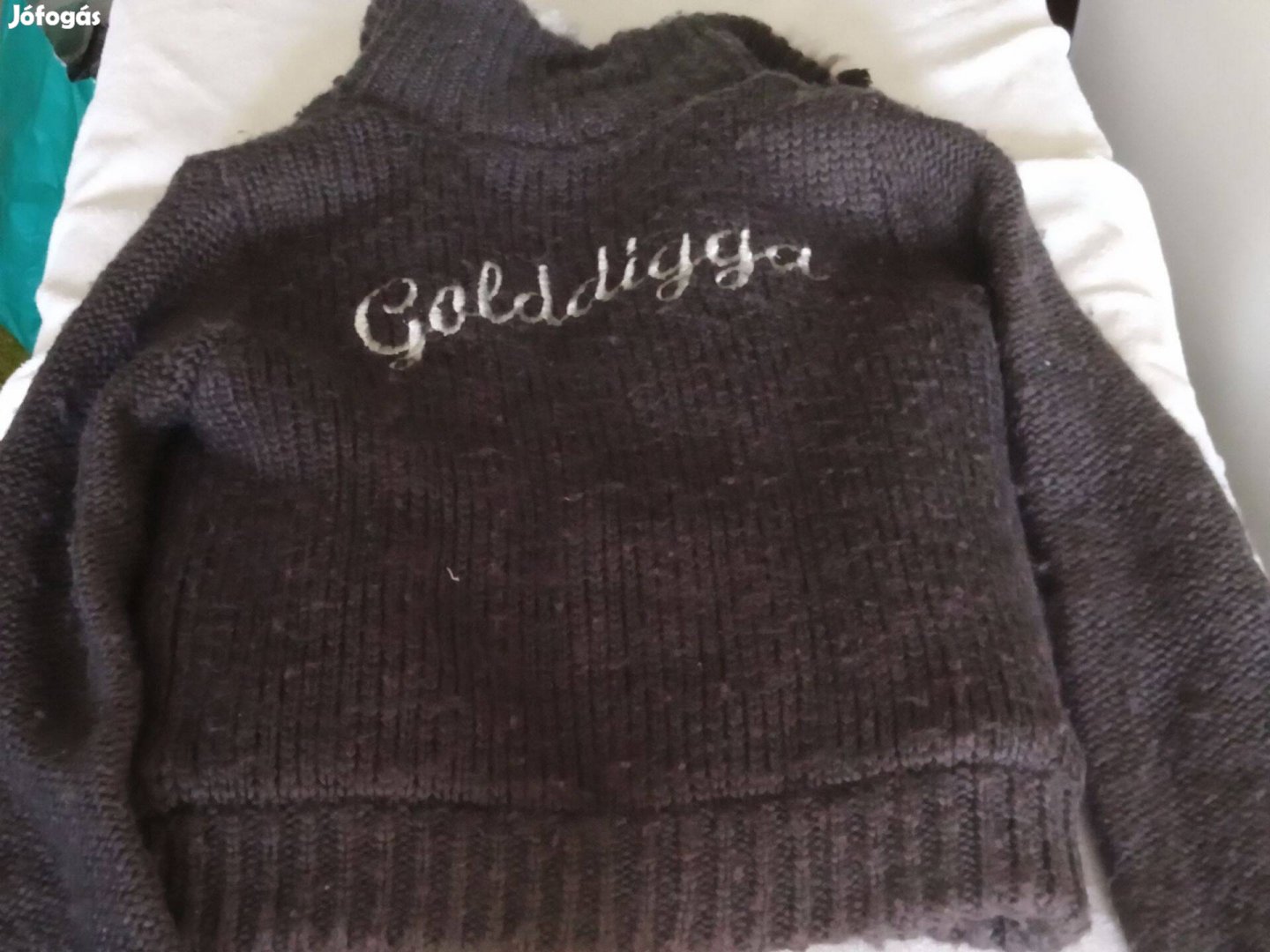Golddigga gyerek bélelt zipzáras téli pulover 3000ft óbuda