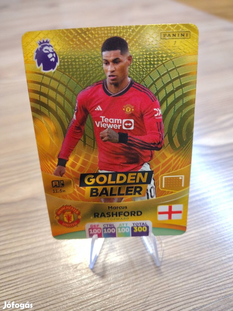 Golden Baller Rashford focis kártya 2024 premier Legua eladó!