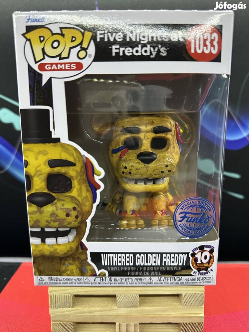 Golden Freddy - Five night's at Freddy's special edition funko  #1033