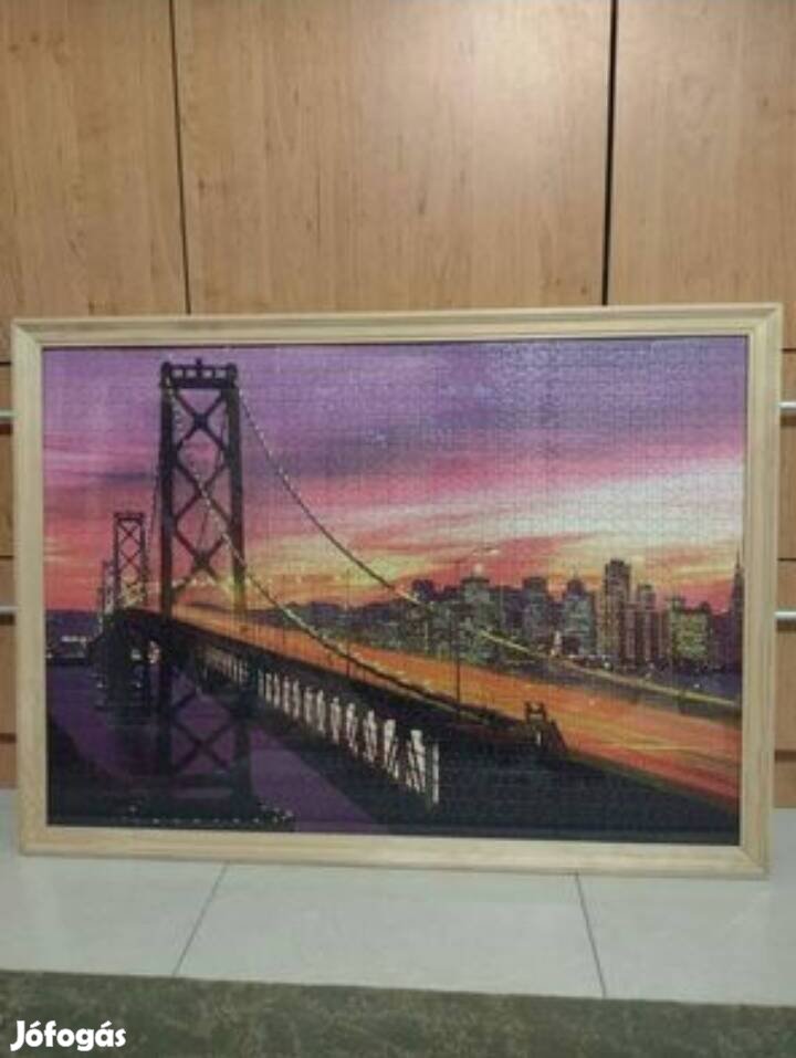 Golden Gate híd puzzle 3000 db fa keretben 