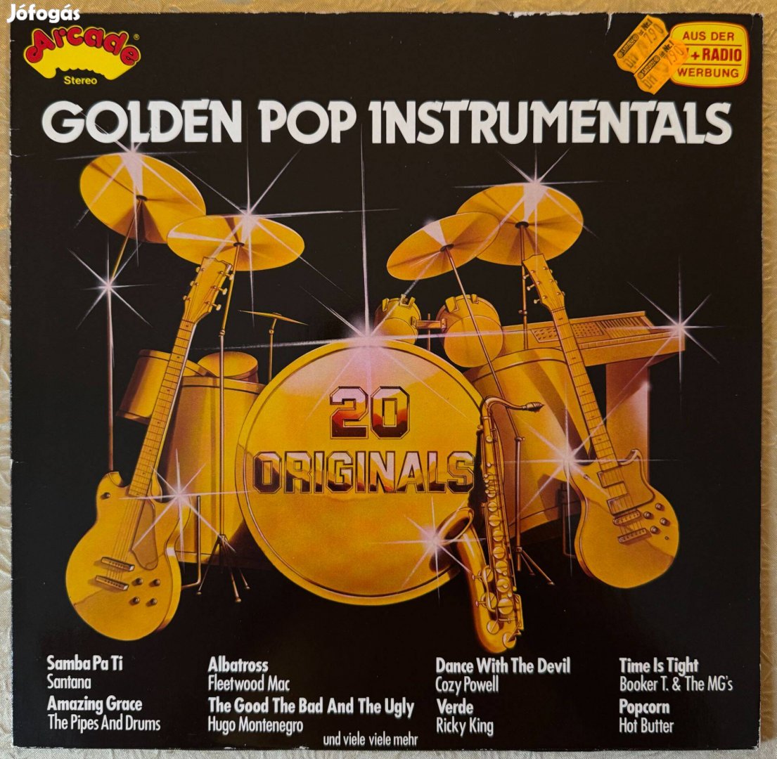 Golden Pop Instrumentals 20 Originals német bakelit