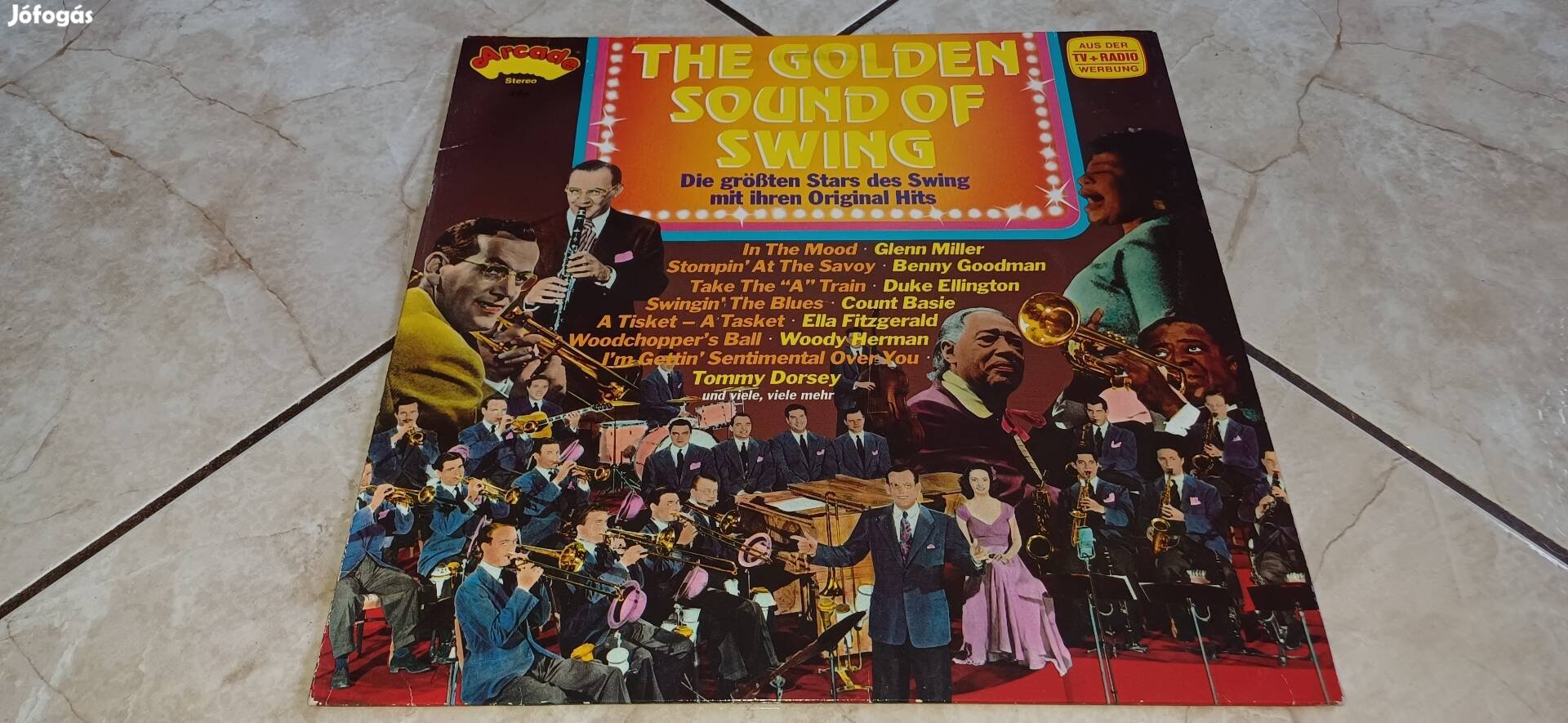 Golden Swing bakelit hanglemez
