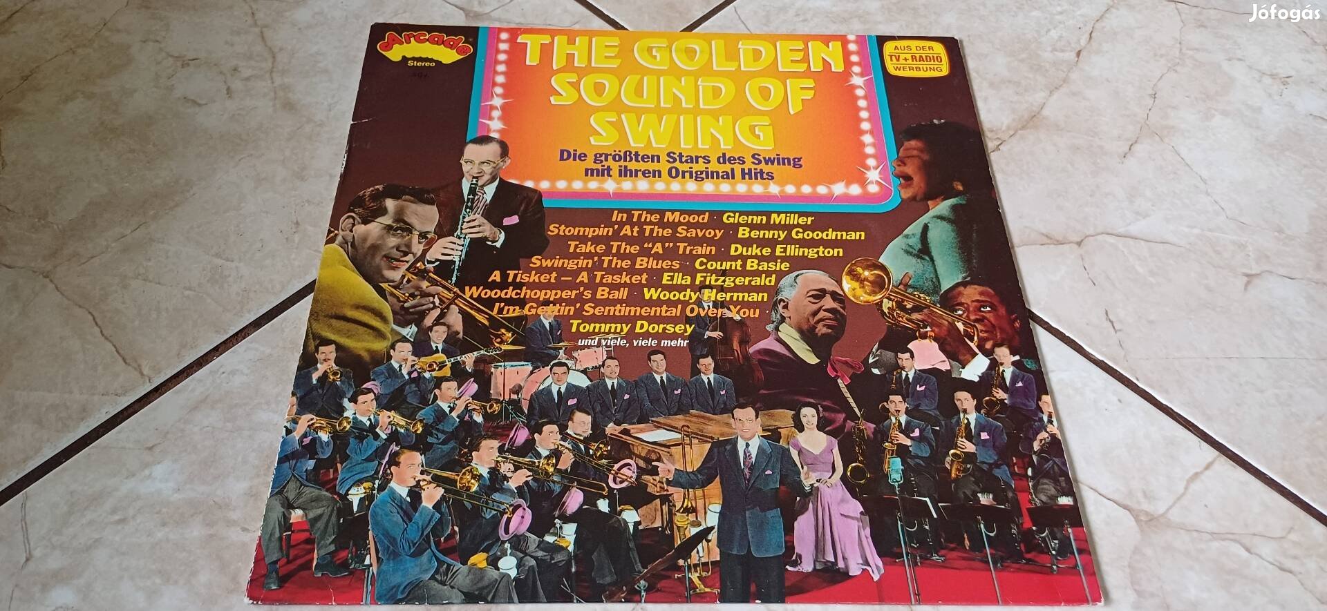 Golden Swing bakelit hanglemez