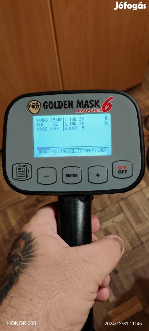 Golden mask 6 fémkereső