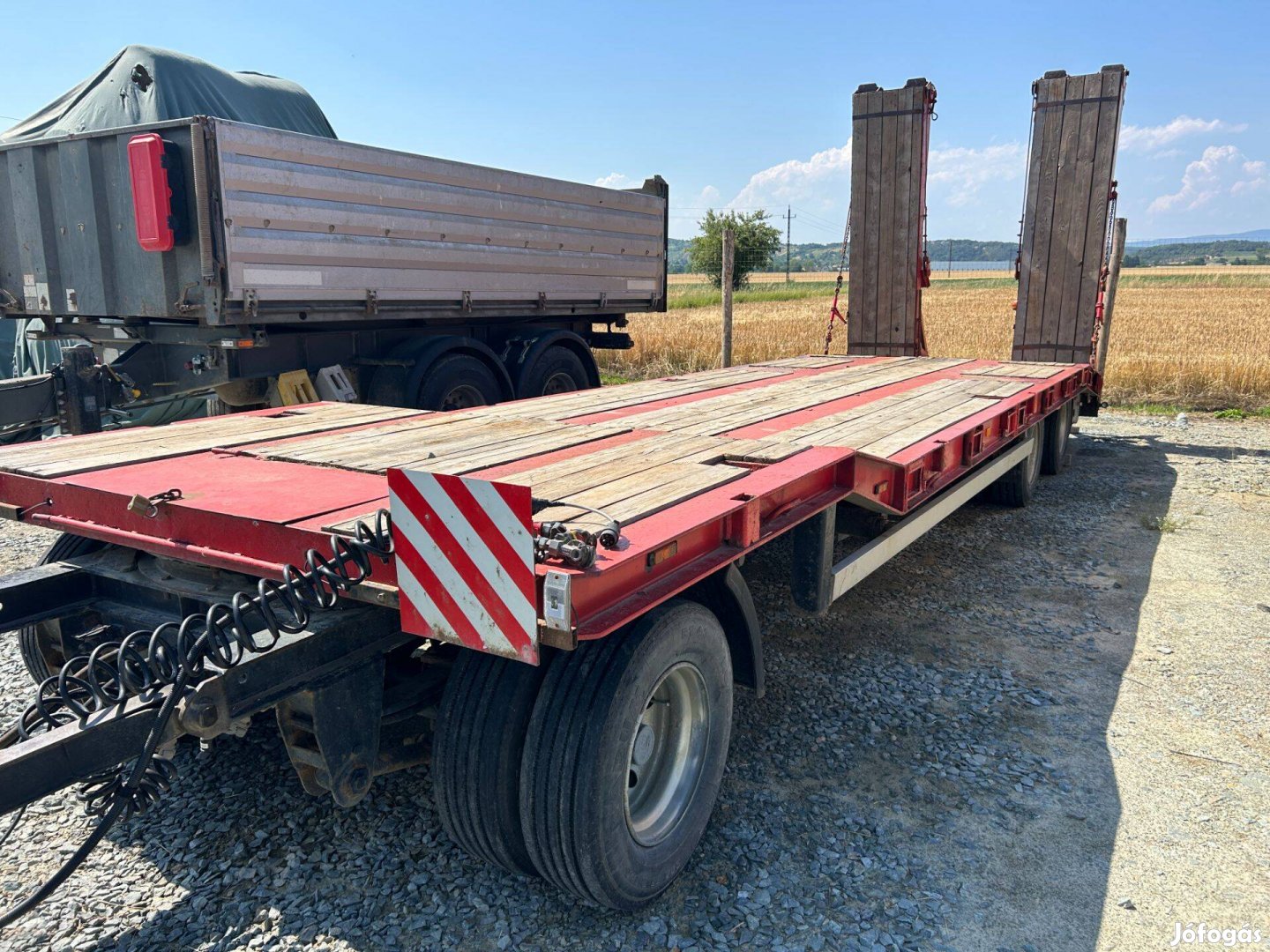 Goldhoffer nehézgépszállító tréler