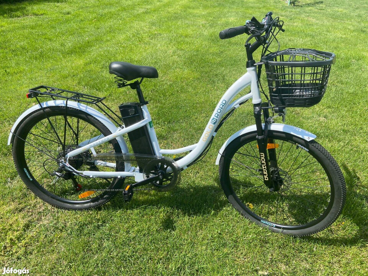 Goldroad Montana E-Kerékpár CE 26" 25KM/H Fehér