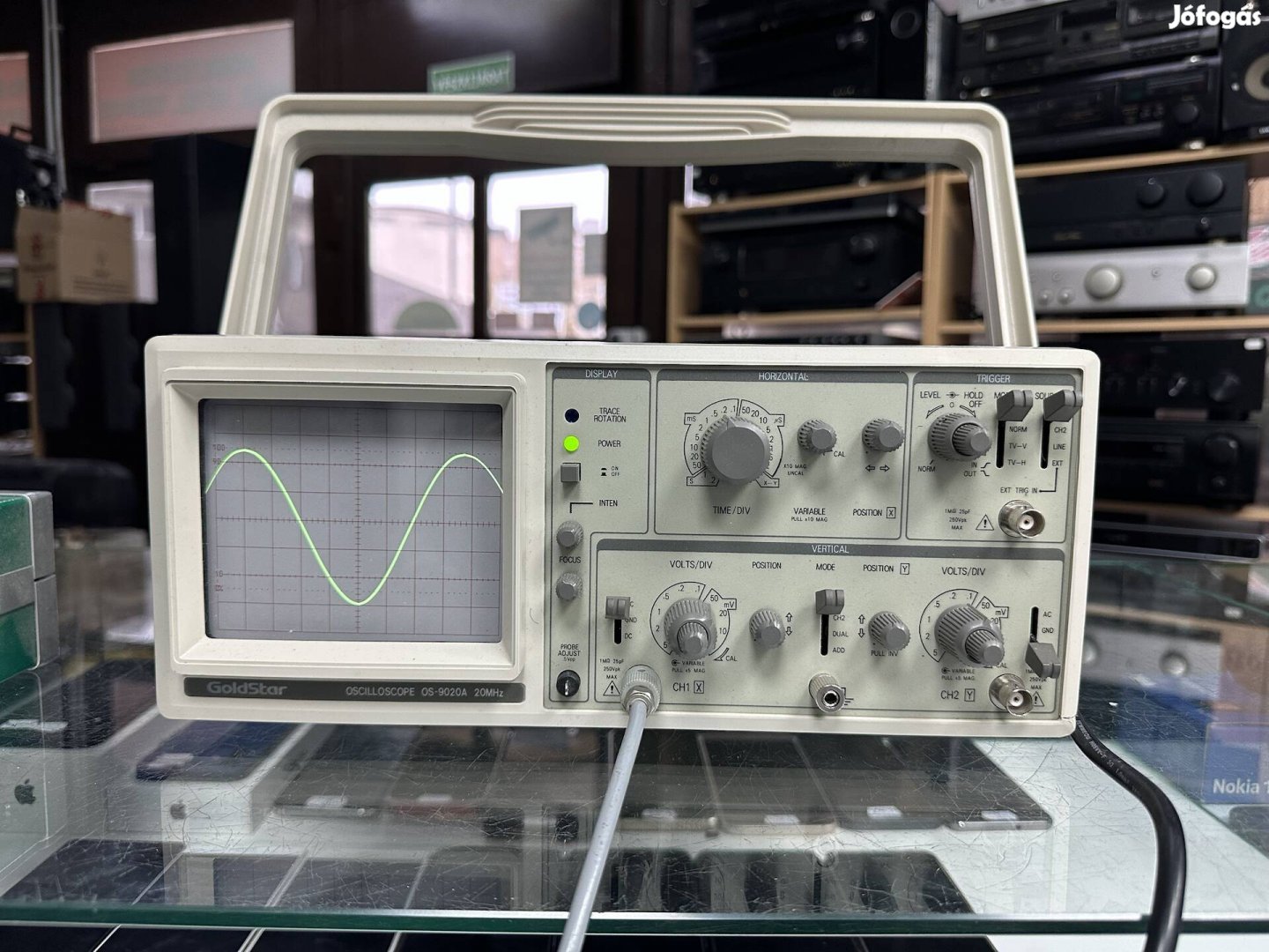 Goldstar OS-9020A 20mhz oscilloscope eladó