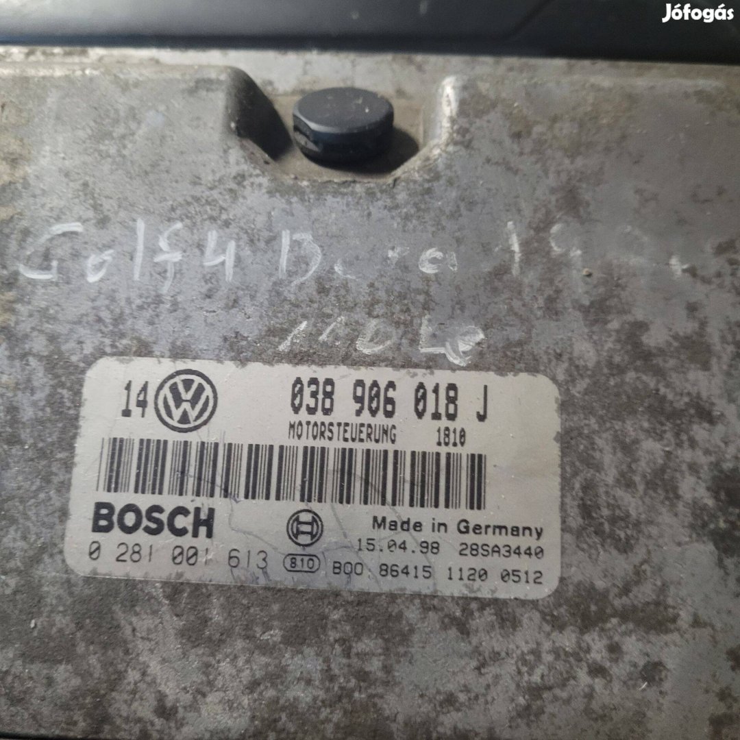 Golf 4 bora 1,9 TDI AHF motpkódú motorvezérlő