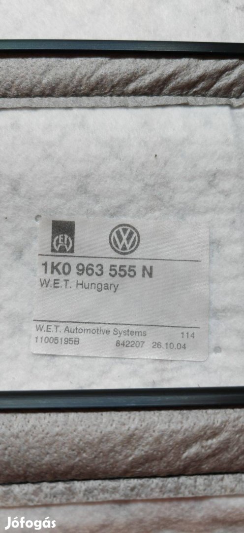 Golf 5 gyári hőérzékelős ülésfűtés üléspárnán