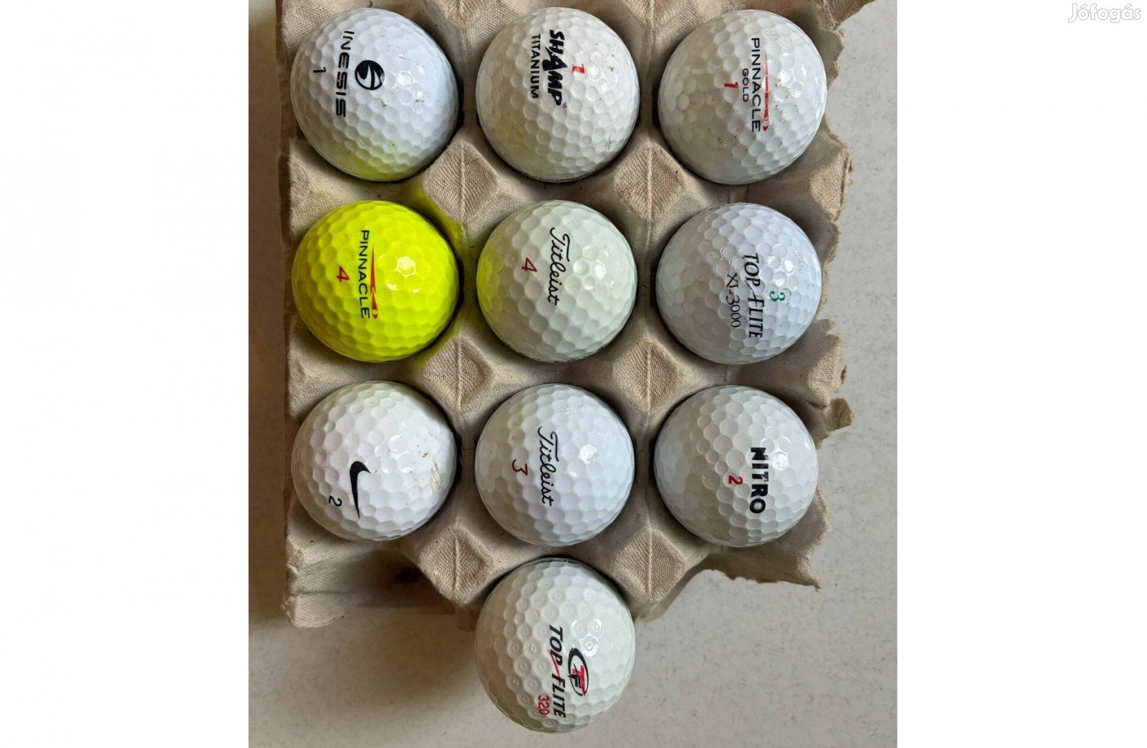 Golflabdák eladó