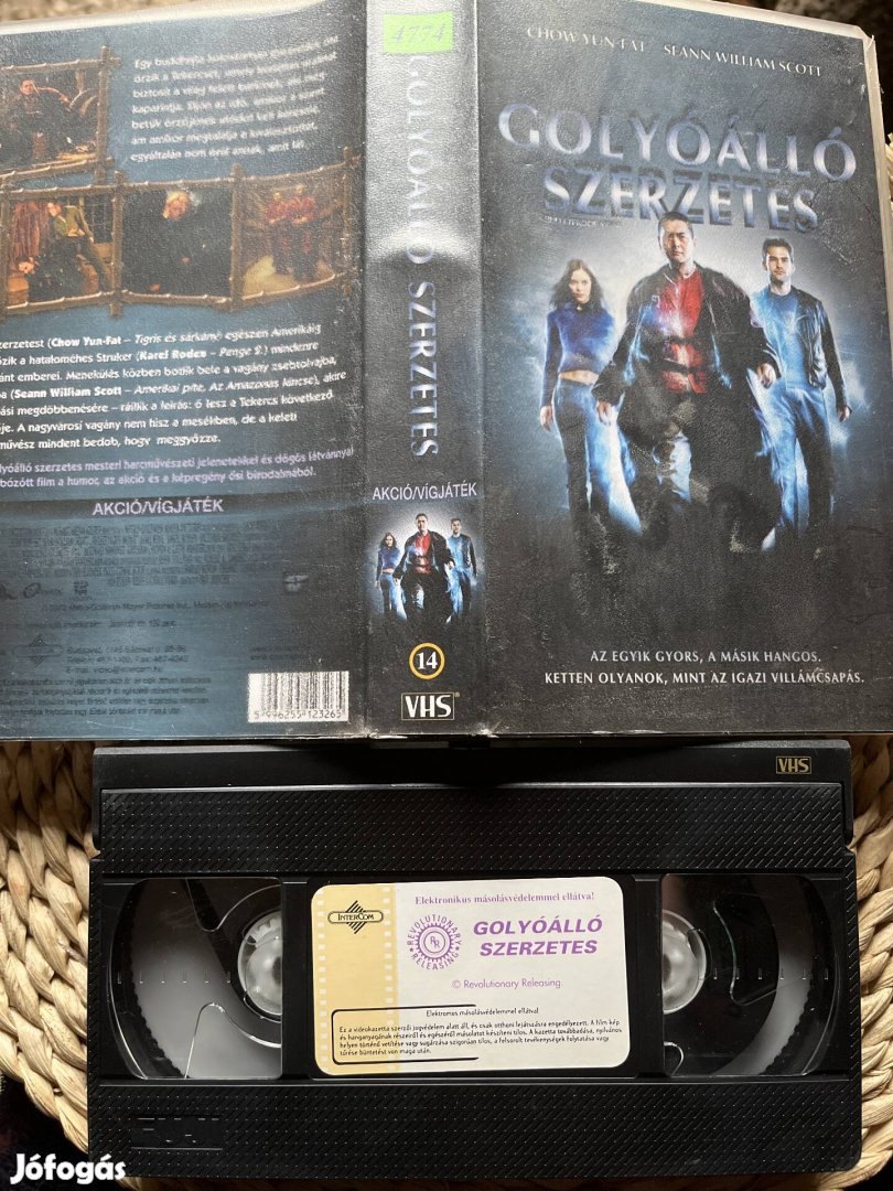 Golyóálló szerzetes vhs kazetta