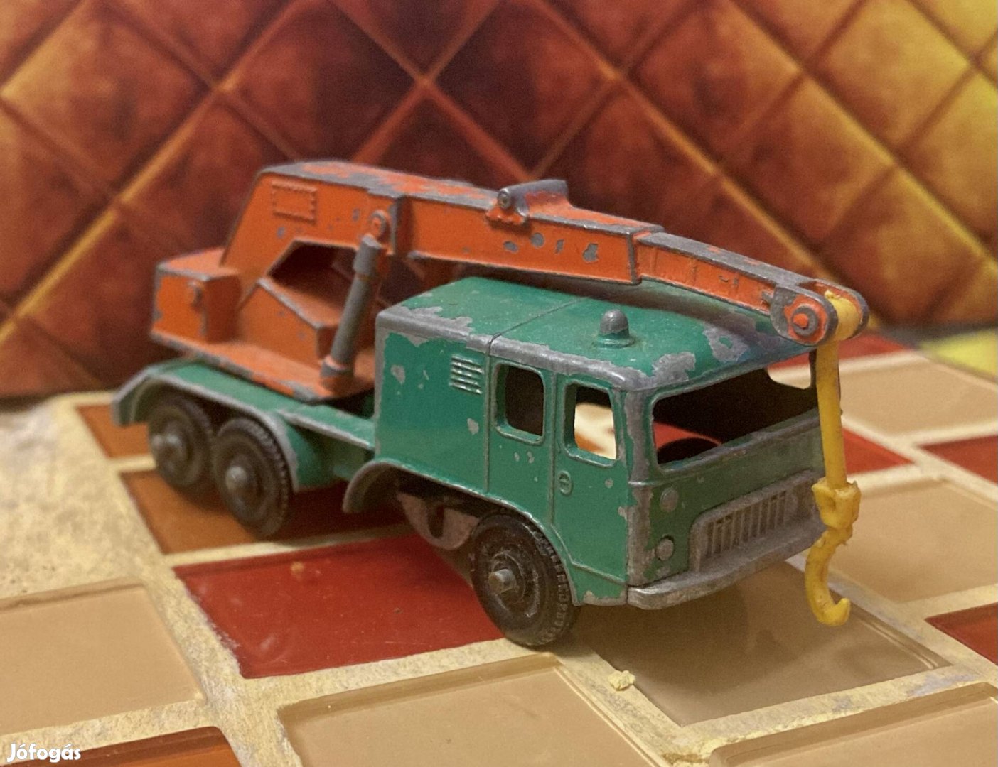 Gombkerekű Matchbox Crane Truck - Darus teherautó. 1966.
