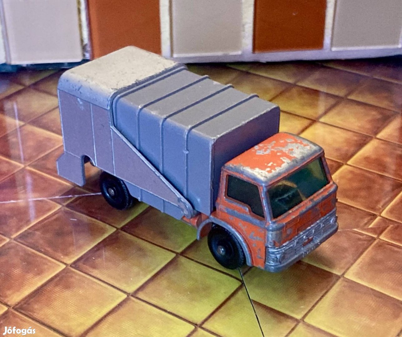 Gombkerekű Matchbox No7 Refuse Truck. 1965.