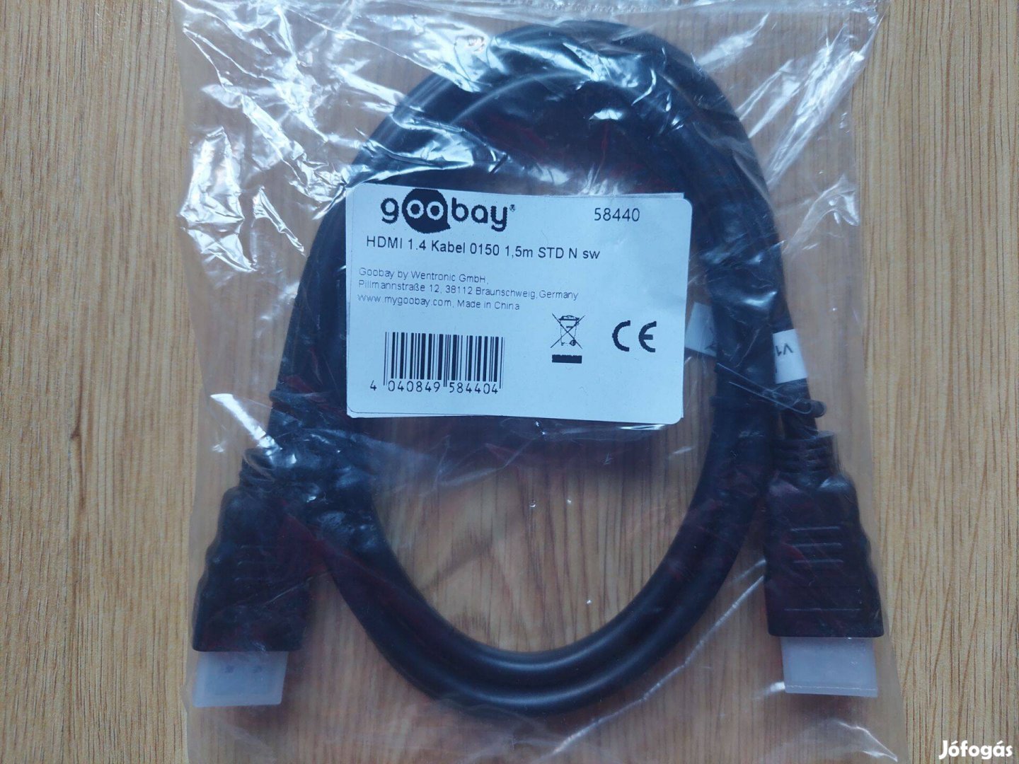 Goobay HDMI kábel 0150 G 1.4 4K 3D Hispeed 1,5m