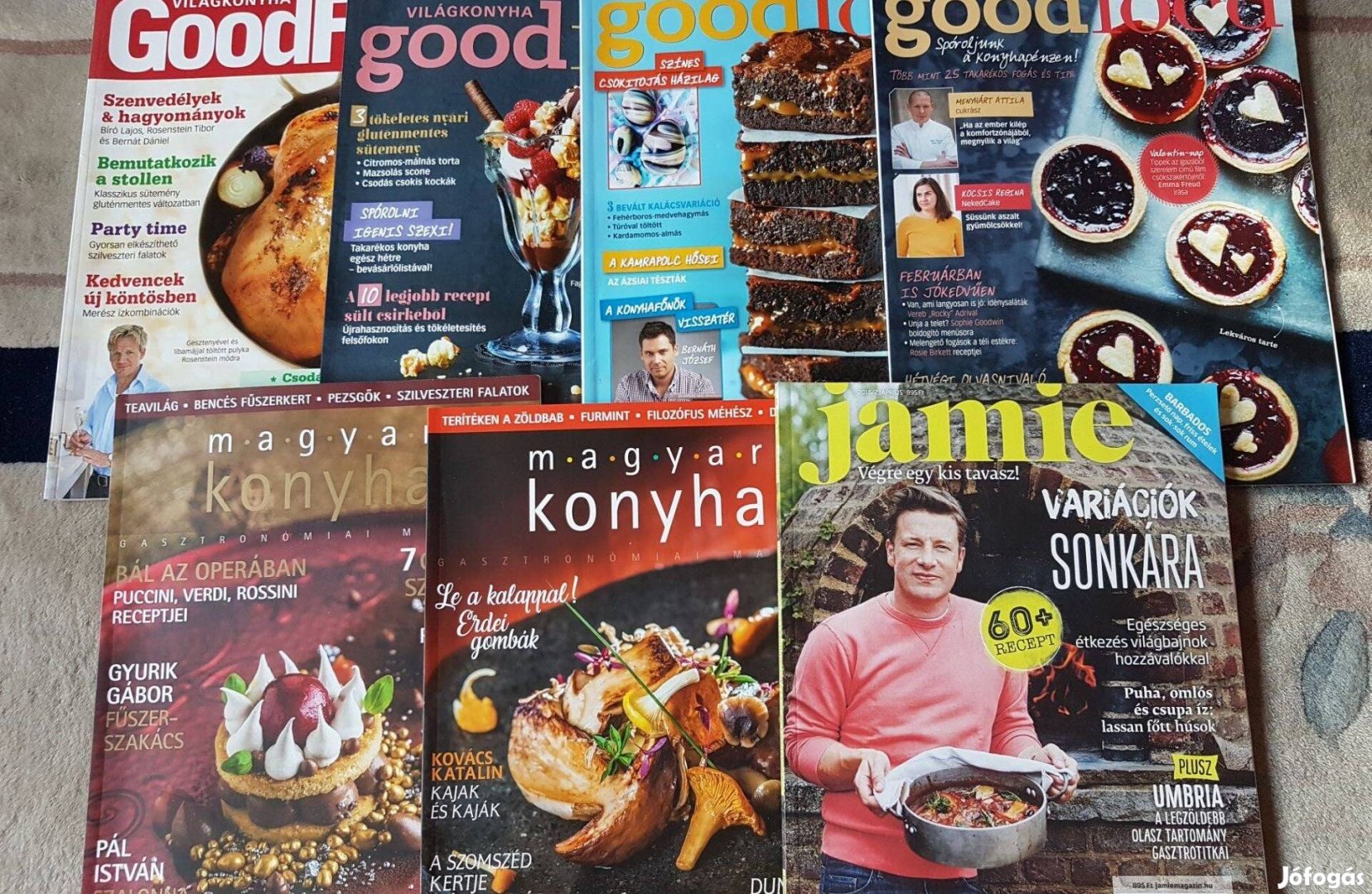 Good Food BBC Világkonyha Magyar Konyha és Jamie gasztronómiai magazin