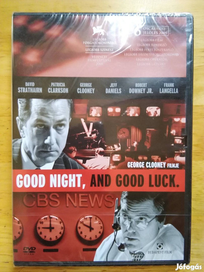 Good Night and Good Luck dvd George Clooney Új 