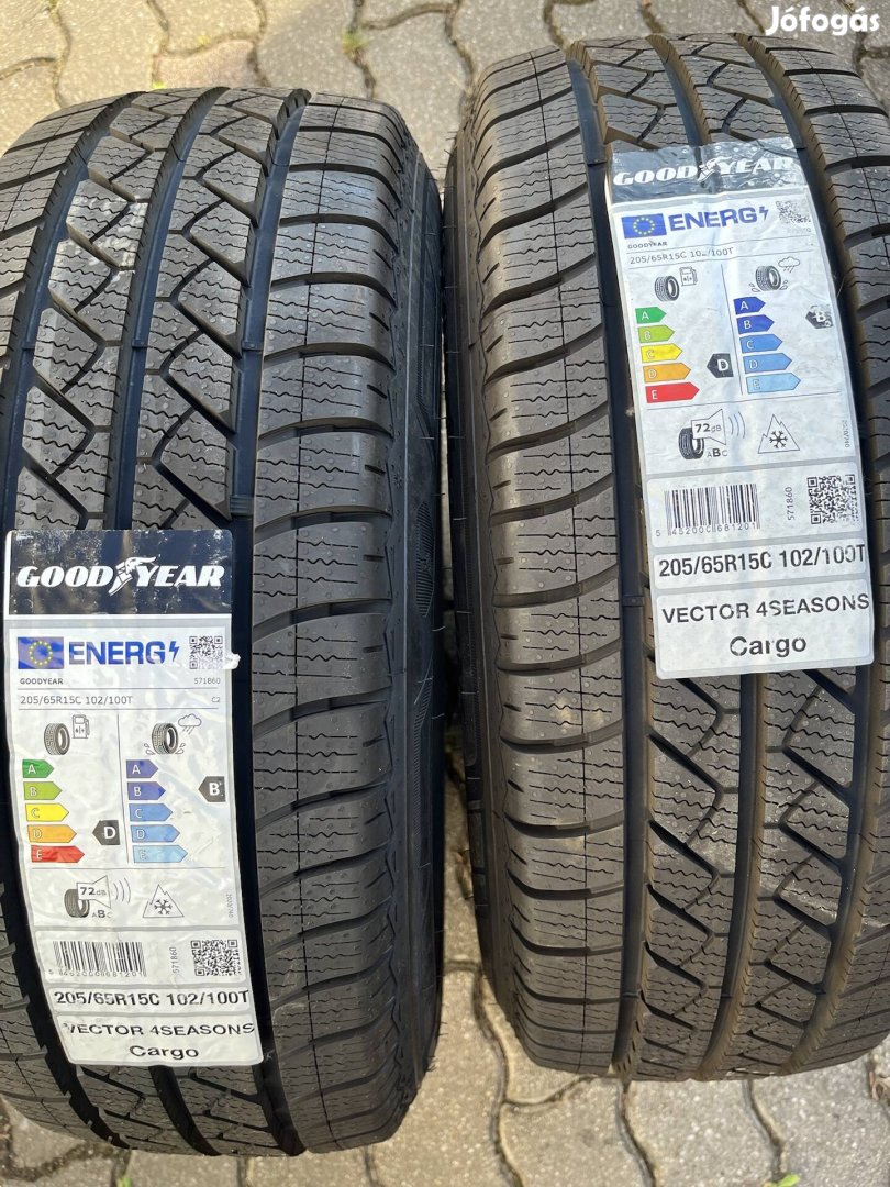 Good Year Vector 4Seasons Cargo 205/65r15C 2db új négyévszakos gumi