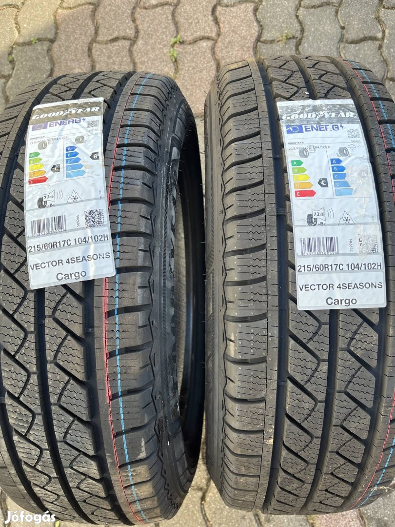 Good Year Vector 4 Seasons Cargo 215/60r17C 2db új négyévszakos gumi 