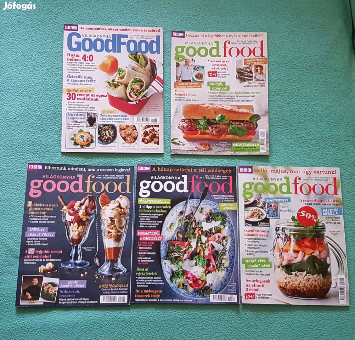 Goodfood Magazinok (2014, 2015, 2016-os számok)