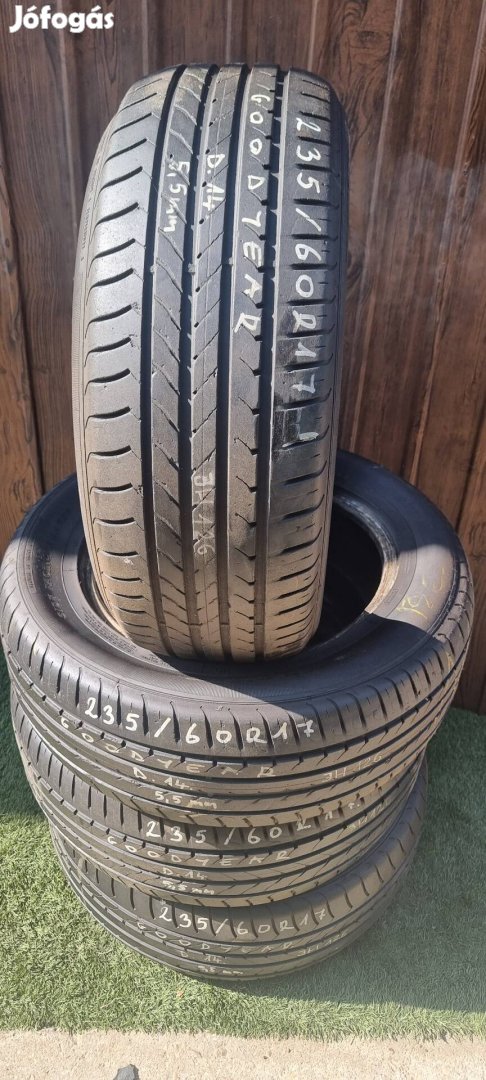 Goodyear 235/60 R17 5,5mm 2014-es Nyári Gumiabroncs 4db #126