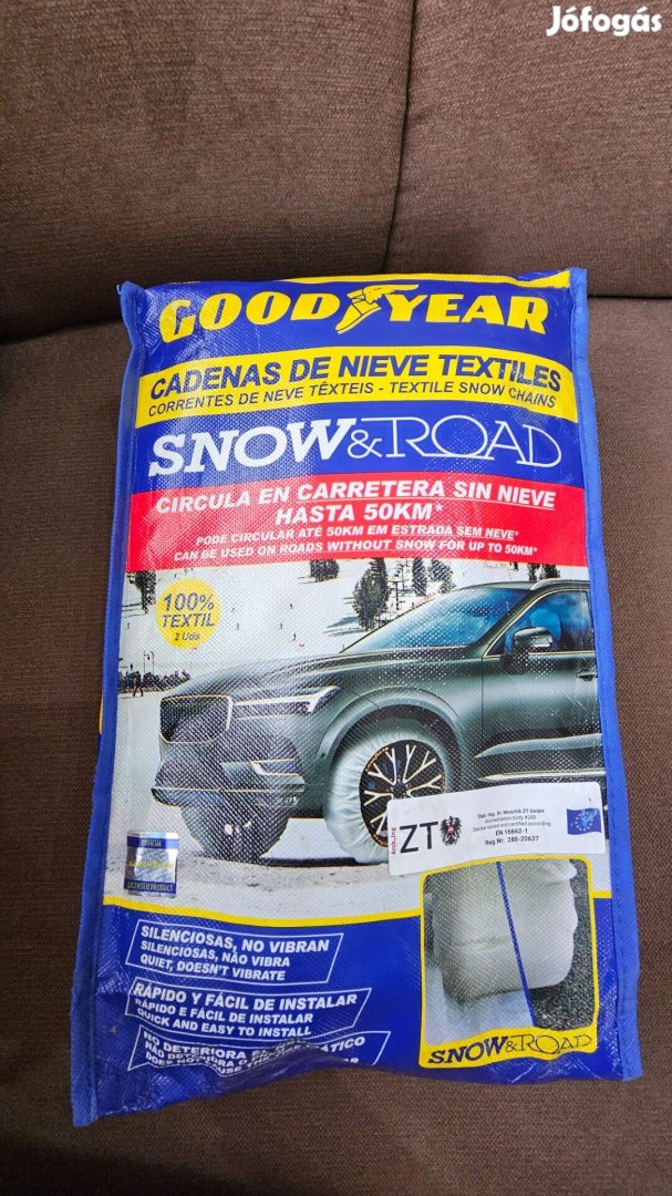 Goodyear és Isse hótextil féláron, új