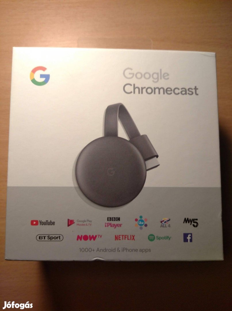 Google Chormecast 3 (keveset használt)