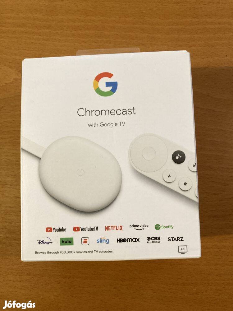 Google Chromecast + Google TV 4K bontatlan