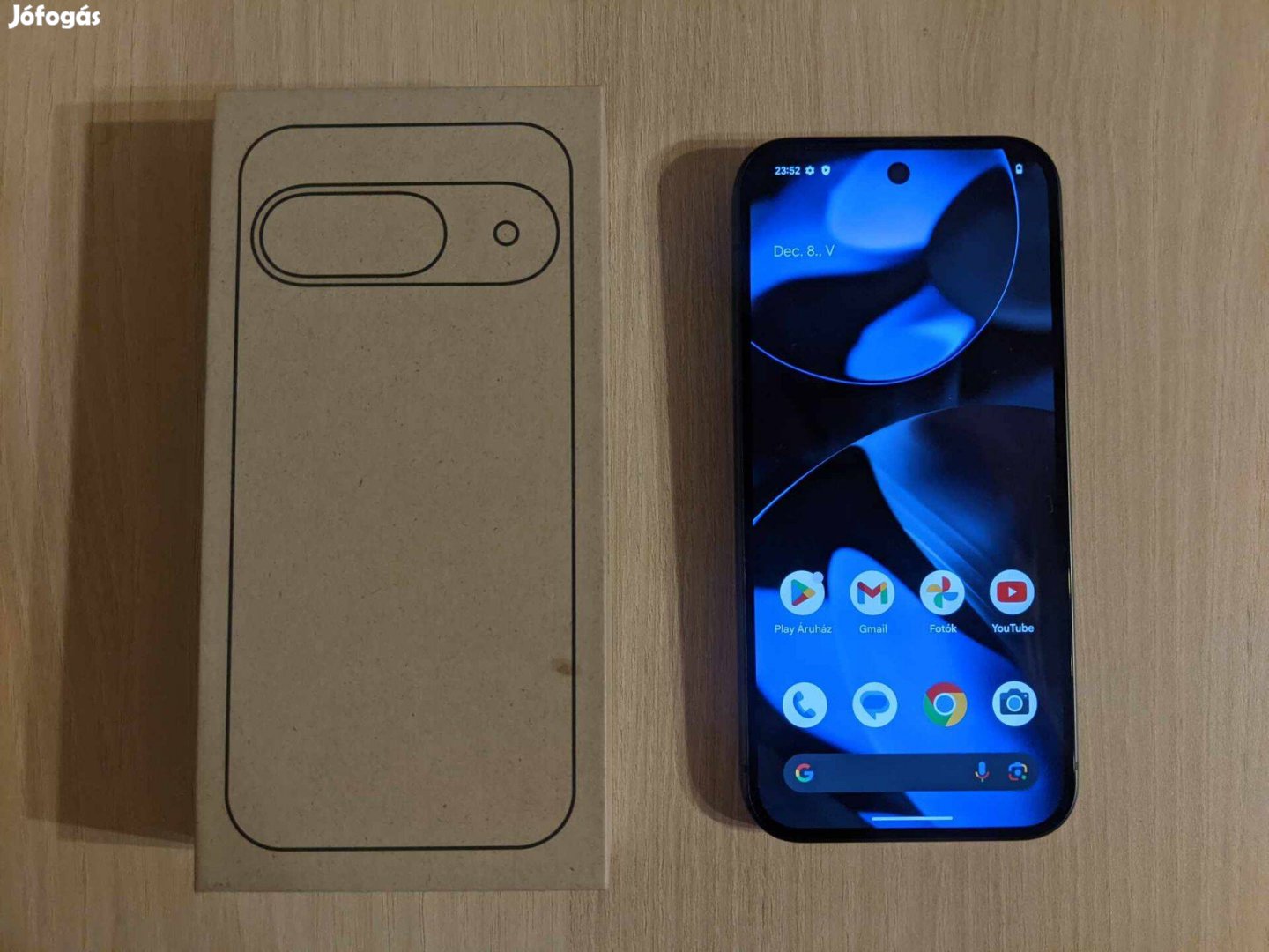 Google Pixel 9 5G Dual Független szinte Új 3 év Garival !