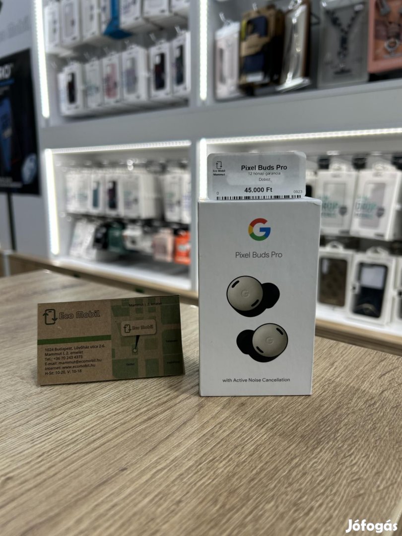 Google Pixel Buds Pro Bluetooth, 12 hó garancia