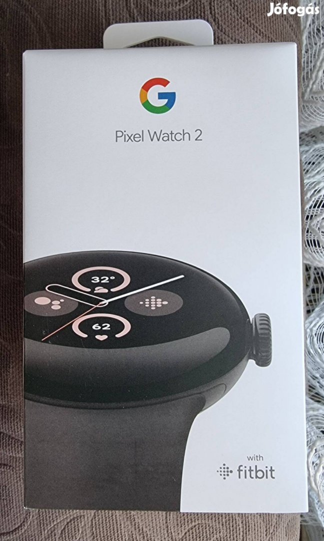 Google Pixel Watch 2 (Bluetooth /WLAN) okosóra, fekete színben / Új