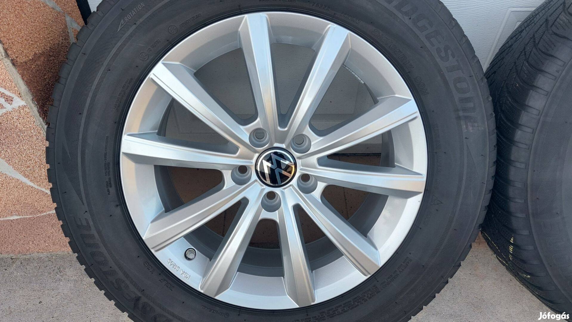 Góóóó gyári,VW Tiguán II. 5NA/Merano/17" alufelni 5x112 téli gumikkal