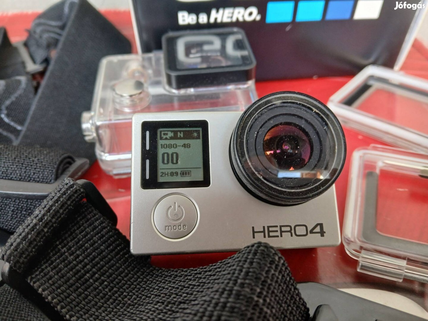 Gopro Hero4 Silver akciókamera és tartozékai.