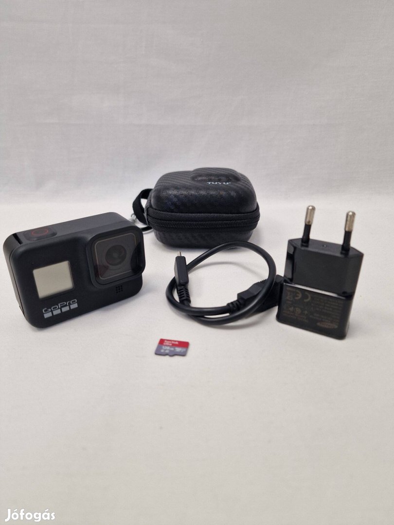 Gopro Hero 8 Black, 4K akciókamera, 1 év garancia