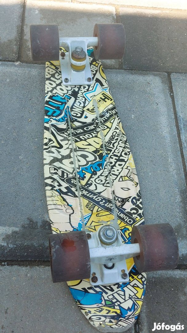 Gördeszka Street Surfing Skelectron kiváló használt negyed ár 2900Ft