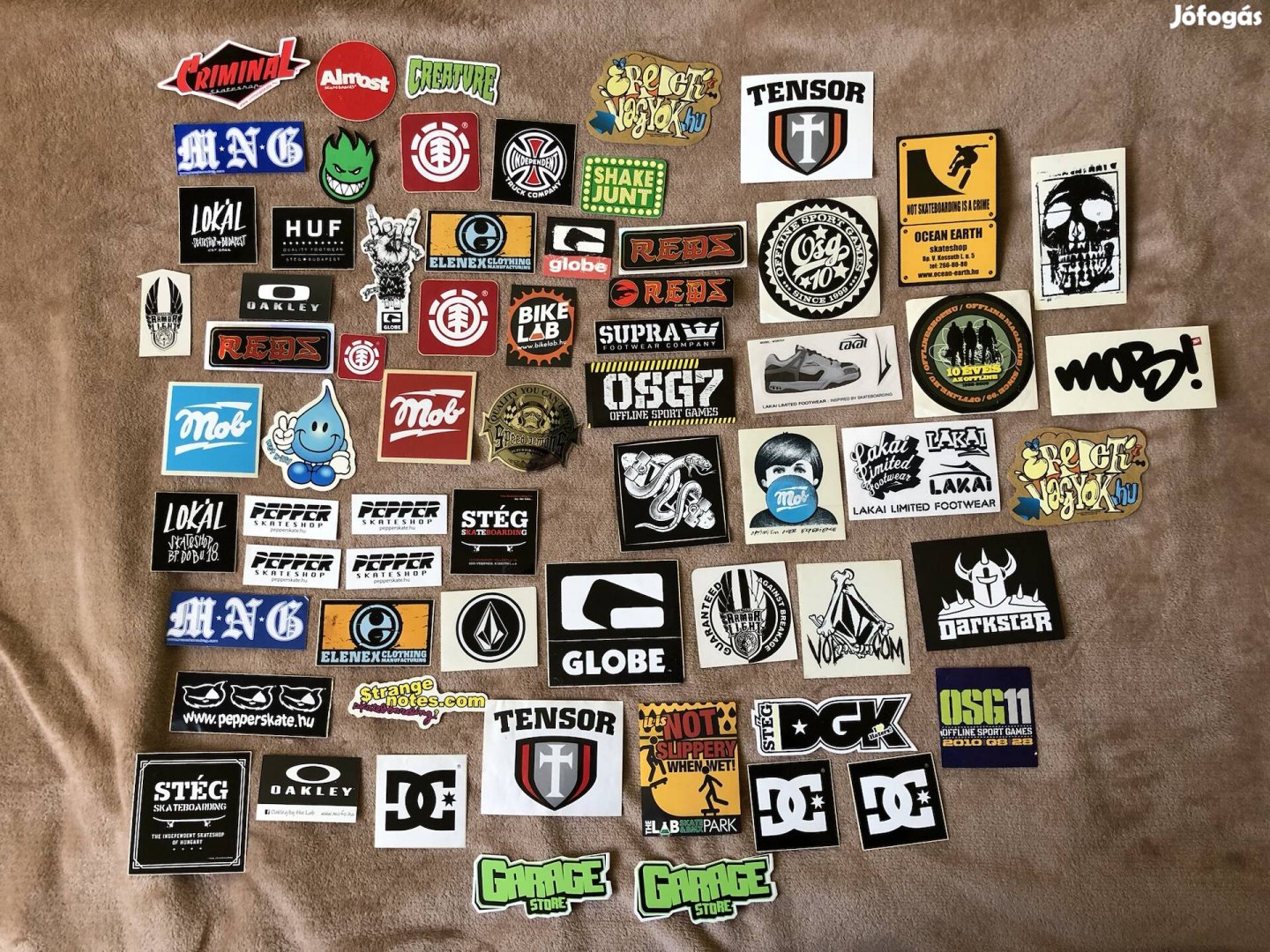 Gördeszkás matricák Skate stickers