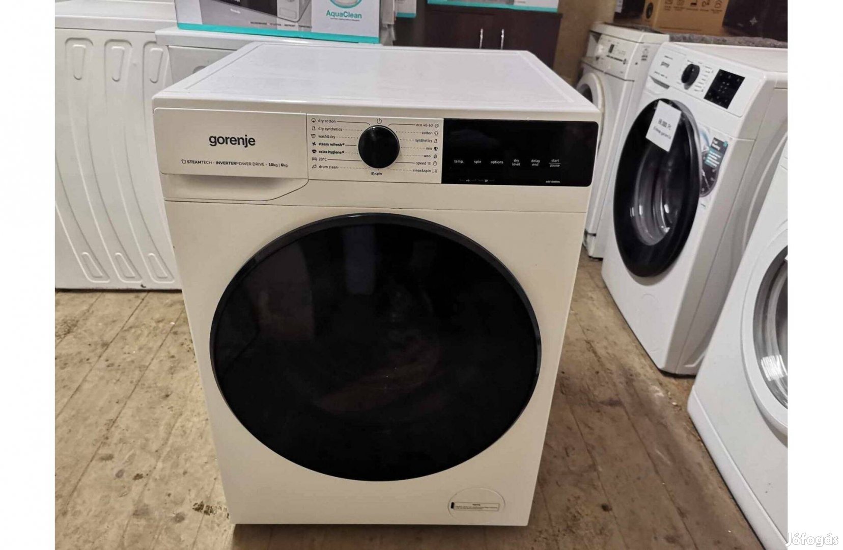 Gorenje 10 / 8 kg mosó-szárítógép újszerű állapotban eladó