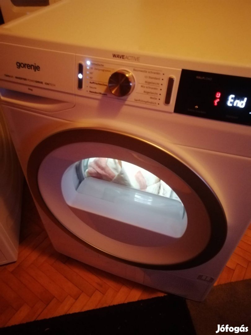 Gorenje 1 éves hőszivattyús szárítógép 