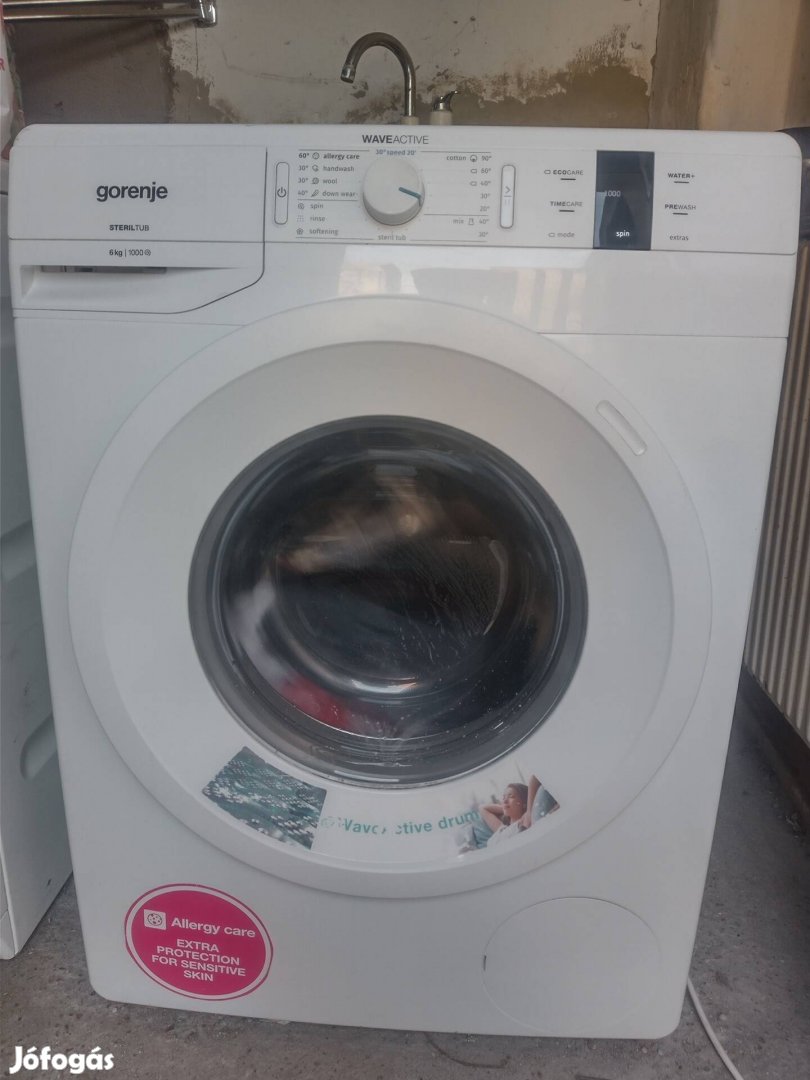 Gorenje 6kg 1000 rpm elöltöltős mosógép keskeny kivitel 